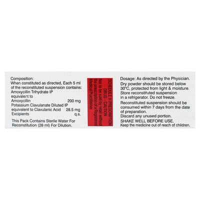 Moxclav Bd 228.5Mg Oral Suspension 30ml - Bacterial Infections-Pen