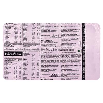 Biotee Plus Tablet 10'S - Supplements-Vam