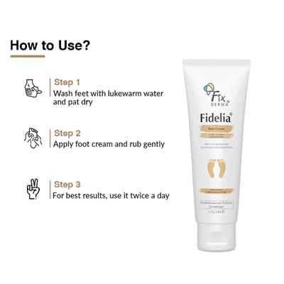 Fixderma Fidelia Foot Cream 75 g - Foot Creams & Lotions