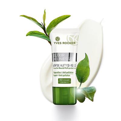 Yves Rocher Elixir Jeunesse Uvbeauty Shield Multi-Protection Repair ++ Anti-Pollution 50 Spf Uva Pa 30 ml - Women Perfumes (Edt/Edp)