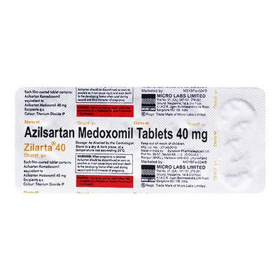 Zilarta 40mg Tablet 10'S - Hypertension-Ang