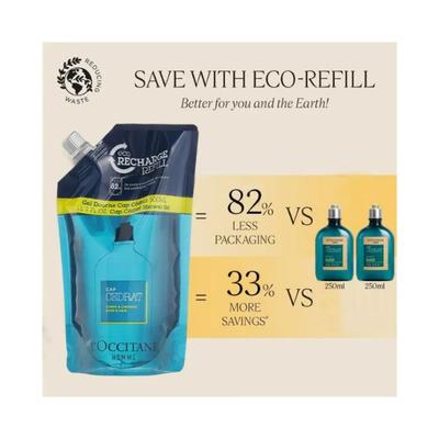 L'Occitane Cap Cedrat Shower Gel Refill 500 ml - Shower Gels & Body Wash