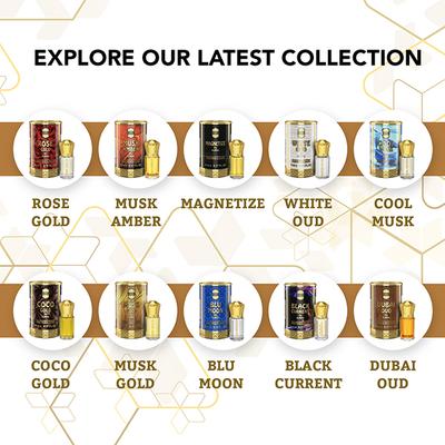 Ajmal Musk Gold Concentrated Perfume Free From Alcohol for Unisex 5 ml - Perfumes (Edt/Edp)