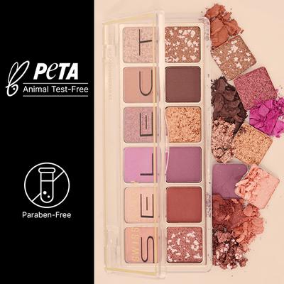 Swiss Beauty Select 12 Shades Eyeshadow Palette, Mattes + Shimmers + Metallics Slow Days 10 gm - Eye Shadow Palettes