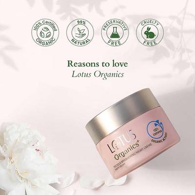 Lotus Organics Precious Brightening Night Creme 30 gm - Night Cream