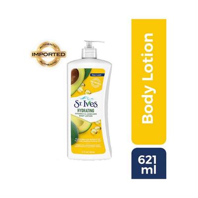 St. Ives Hydrating Vitamin E & Avocado Body Lotion 100% Natural Moisturizers 621 ml - Lotions & Creams