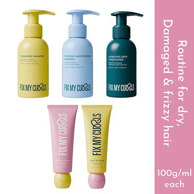 Fix My Curls Complete Curl Care Kit, 100ml 5's - Hair Sets & Kits