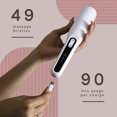 Winston Led Hair Growth Therapy Comb Detangling Red & Blue Light Mode Scalp Vibration 200 gm - Hair Combs