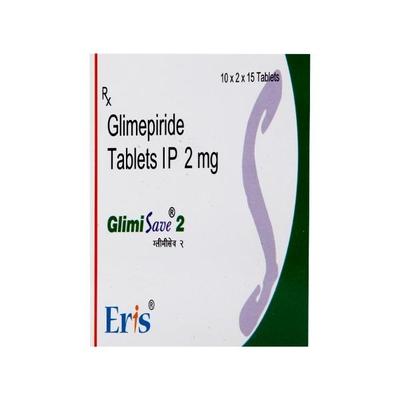 Glimisave 2mg Tablet 15'S - Diabetes-Ant