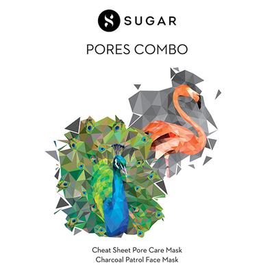 SUGAR Cosmetics Pores Combo (Pack of 6) 25 gm - Sheet Masks