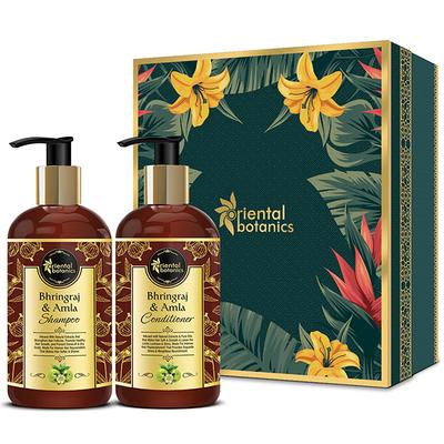 Oriental Botanics Hair Shampoo + Conditioner - Bhringraj & Amla 300 ml - Shampoos