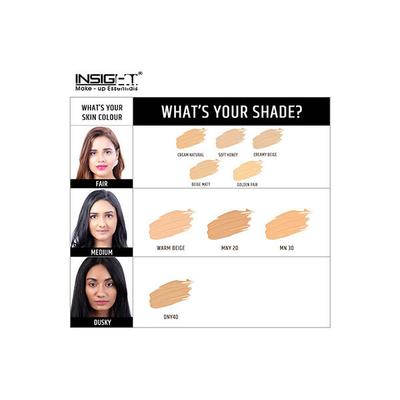 Insight Cosmetics Concealer Foundation - Creamy Beige 20 ml - Foundation