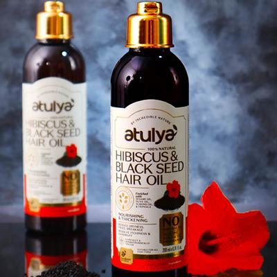 Atulya Hibiscus & Black Seed Hair Oil 200 ml - Hair Oils