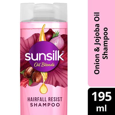 Sunsilk Hairfall Shampoo With Onion & Jojoba Oil 195 ml - Shampoos