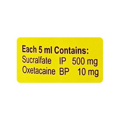 Sucrafil O Sugar Free Gel 200ml - Ulcer/Reflux/Flatulence-Aaa