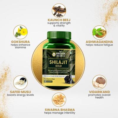 Vlado's Himalayan Organics Shilajit Gold Capsules 60's - Sexual Care
