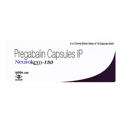 Neurokem 150mg Capsule 10'S - Neuropathic Pain-Dru