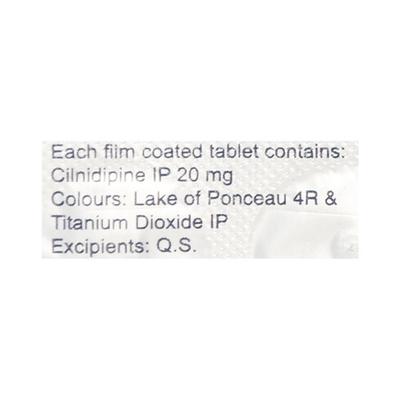 Cilny 20mg Tablet 10'S - Hypertension-Cal