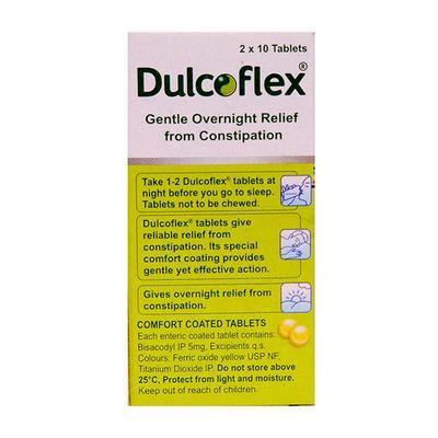 Dulcoflex Tablet 10'S - Constipation-Lax