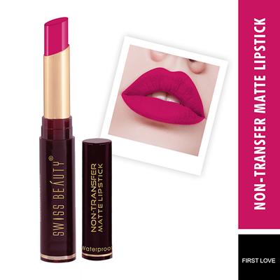Swiss Beauty Non-Transfer Matte Lipstick - (First Love) 2 gm - Lipsticks