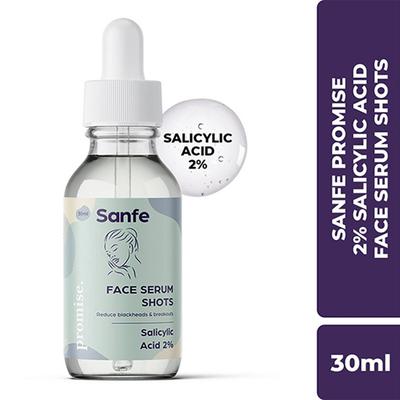 Sanfe Promise Face Serum Shots Salicylic Acid 2 Percent 30 ml - Face Serum