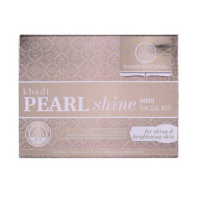 KHADI NATURAL PEARL SHINE MINI FACIAL KIT 75 gm - Facial Kits