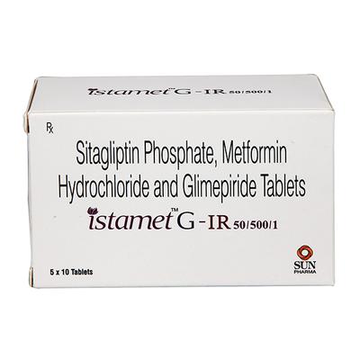 ISTAMET G IR 50/500/1 Tablet 10's - Diabetes-Ant