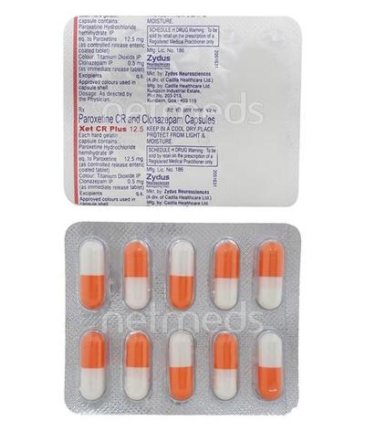 XET CR Plus 12.5mg Capsule 10'S - Depression-Ant
