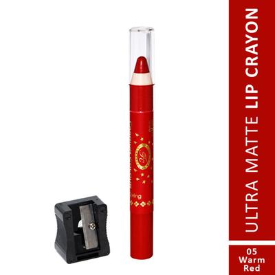 Fashion Colour Lip Crayon, Waterproof, Long Lasting, 5 Warm Red 2.8 gm - Lip Crayons
