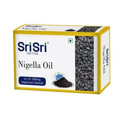 Sri Sri Tattva Nigella Oil Veg Capsule 30's - Vital Health