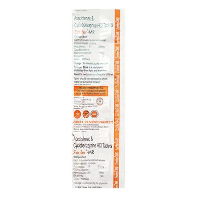 ZORIFEN MR Tablet 10's - Pain relief-Ant