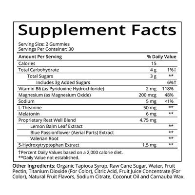 Sugarbear Sleep Deep 5-HTP Vitamins 60's - Hair & Skin