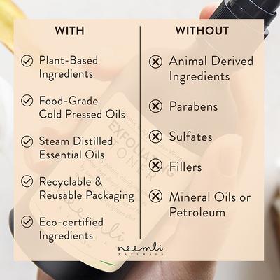 Neemli Naturals Glycolic & Apple Cider vinegar Exfoliating Toner 100 ml - Face Gels