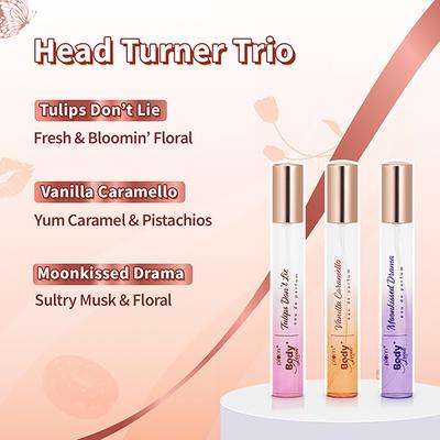 Plum BodyLovin' Luxe Perfumes Gift Set- 3 x 15ml Long Lasting Fragrances 3's - Women Perfumes (Edt/Edp)