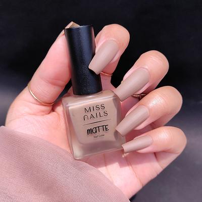 Miss Nails Matte Nail Color - Choco Loco 8 ml - Nail Polish