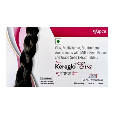 KERAGLO EVA NEW GLUTEN FREE Tablet 10's - Supplements-Vam