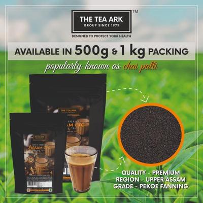 The Tea Ark Assam CTC Premium Black Tea Powder 500 gm - Green/Herbal Teas