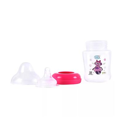 Buddsbuddy Premium Wide Neck Feeding Bottle - Pink 150 ml - Feeding & Nursing
