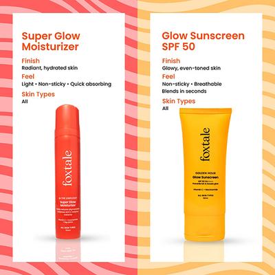 Foxtale Forever Glow Combo - Brighter, Even & Sun-Protected Skin 1's - Facial Kits