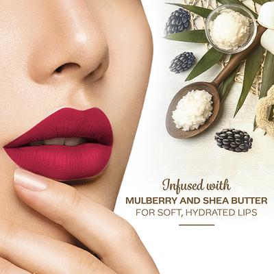 Faces Canada Matte Addiction Lipstick Luxurious Comfort with Mulberry Oil & Shea Butter Hd Finish Expressive Peach 04 3.7gm - Lipsticks