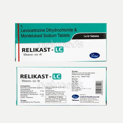 RELIKAST LC 5/10mg Tablet 10s (se) - Asthma/COPD-Ast