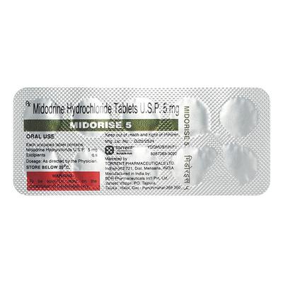 MIDORISE 5 Tablet 10's - Hypotension-Vas