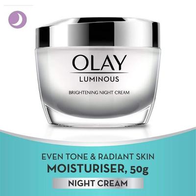 Olay Night Cream Luminous Night Moisturiser 50 gm - Face Moisturizers