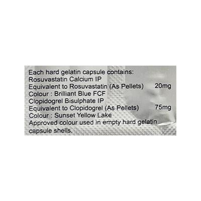 ROZUDOC CV 20 Capsule 10's - High Cholesterol-Dys