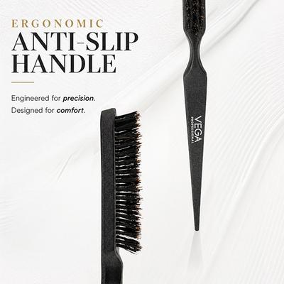 Vega Professional Teasing Hair Brush With Tail Handle For Hair Styling & Add Volume (Vpphb-07) - Hair Brushes