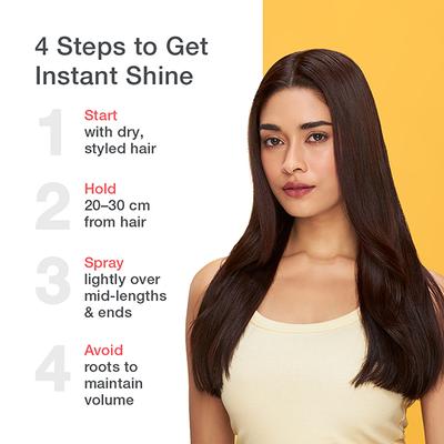 Schwarzkopf Professional OSiS+ Sparkler Hair Styling Shine Spray, Frizz Free Shine, Vegan, Silicone-free, Heat protection Hair Spray 300 ml - Hair Sprays & Mists