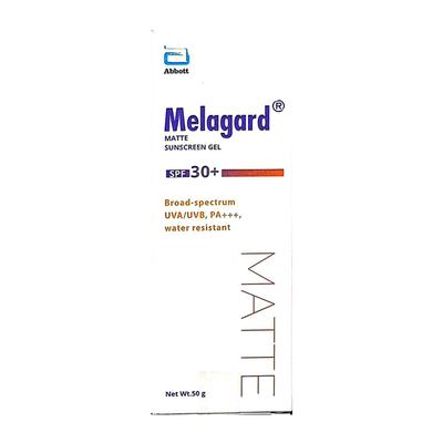 MELAGARD MATTE SPF 30+ UVA/UVB PA+++ Sunscreen Gel 50g - Sun Protectors-Emo