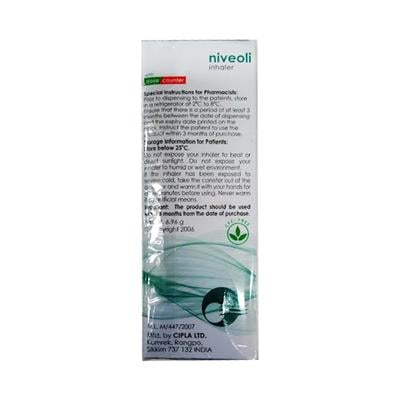 Niveoli Inhaler 120mdi - Asthma/COPD-Ast