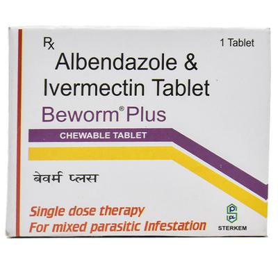 BEWORM PLUS Tablet 1's - Parasitic Worms-Ant