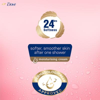 Dove Creamy Shower And Shaving Mousse With Rose Oil 200 ml - Shower Gels & Body Wash